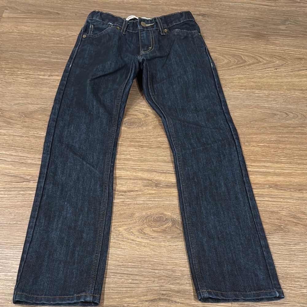 Boys size 10 Levi’s 511 Slim Dark Blue Jeans